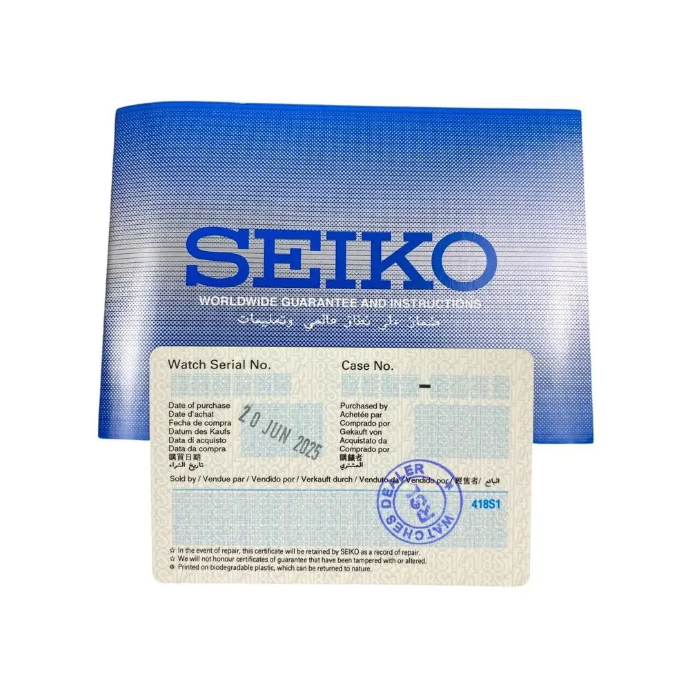New in Box Seiko Series 5 Automatic Black Dial Men's Watch SNKL45